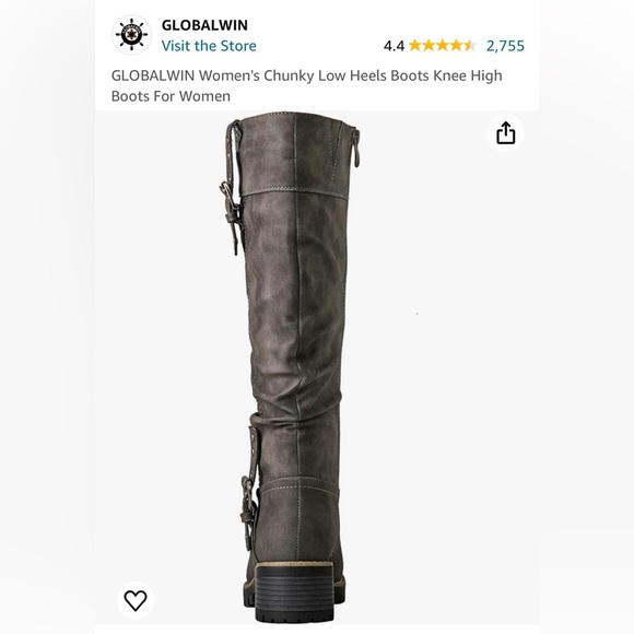 Chunky heal boots. Size 9. Never worn - Picture 2 of 4